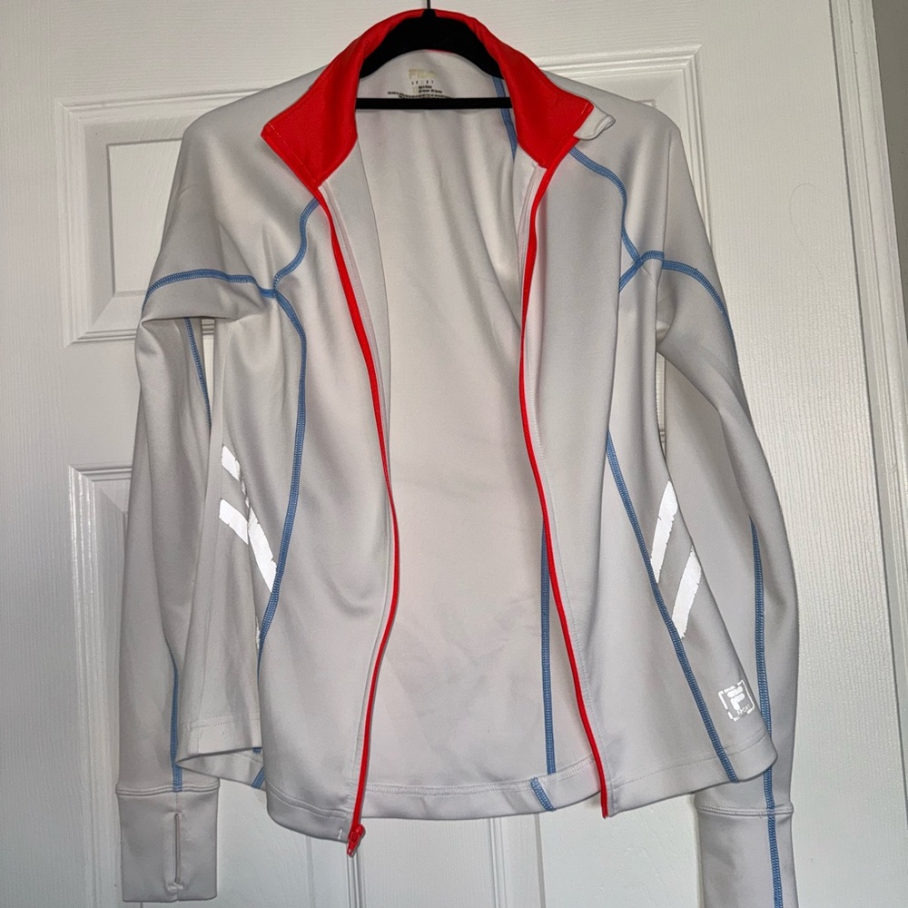 Fila White Athletic Jacket
